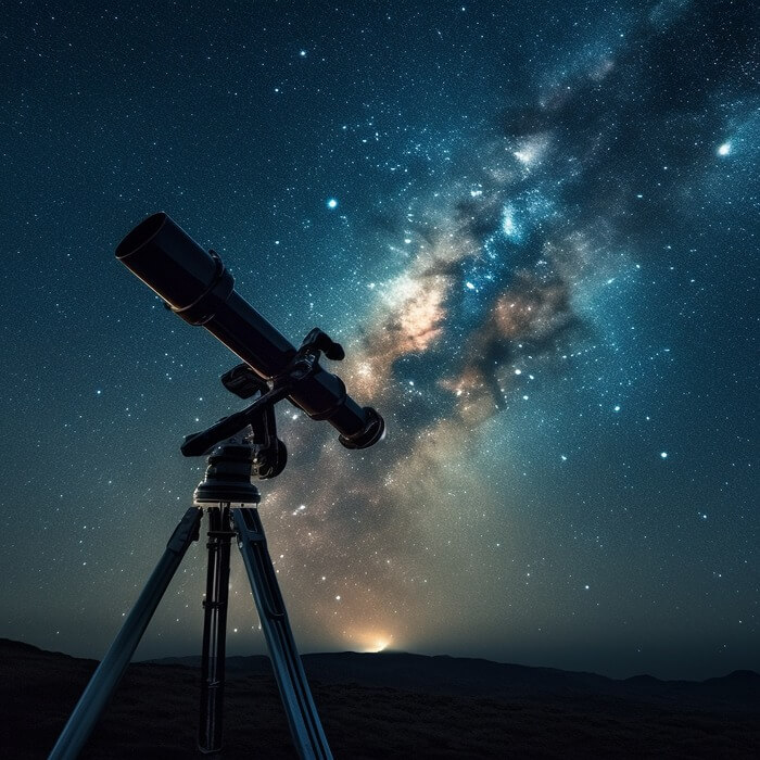 exploration-nature-star-field-with-telescope