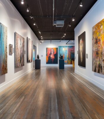 there-are-many-paintings-walls-this-art-gallery-generative-ai